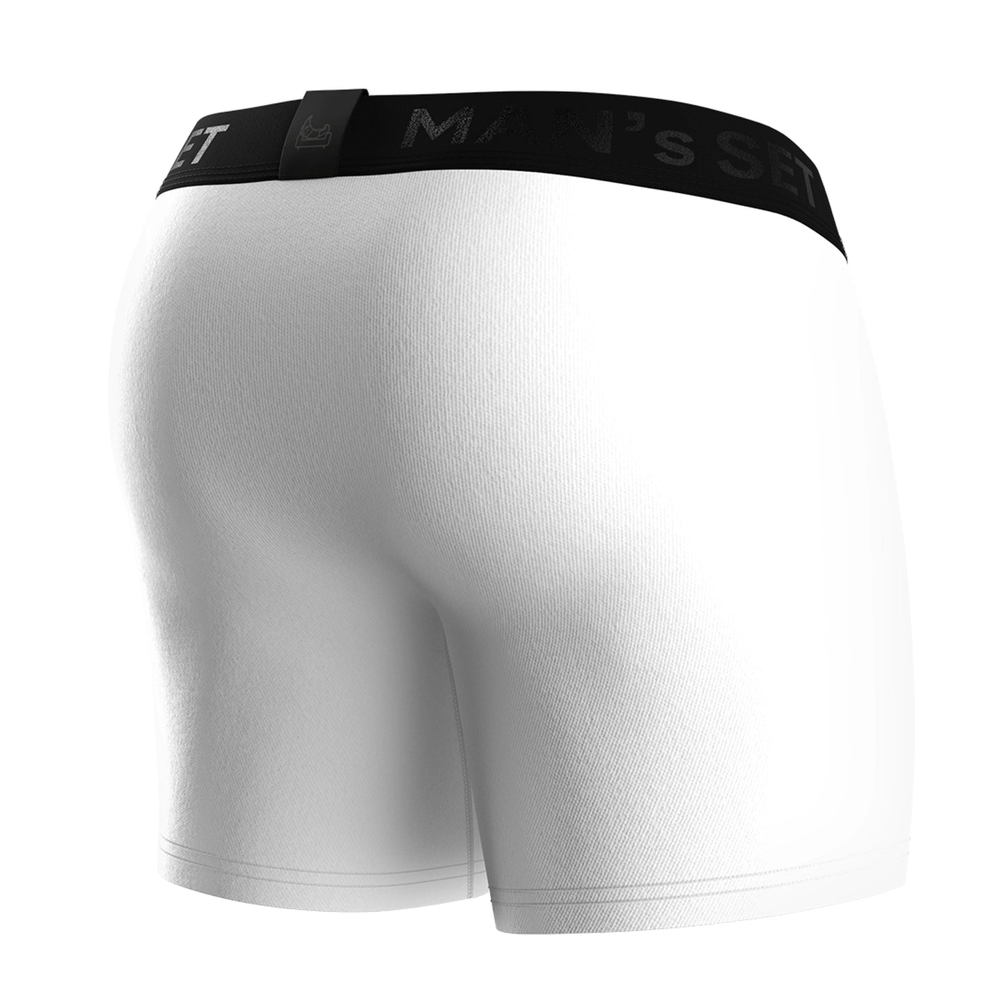 ProActive Soft Boxer Briefs 5.8", White