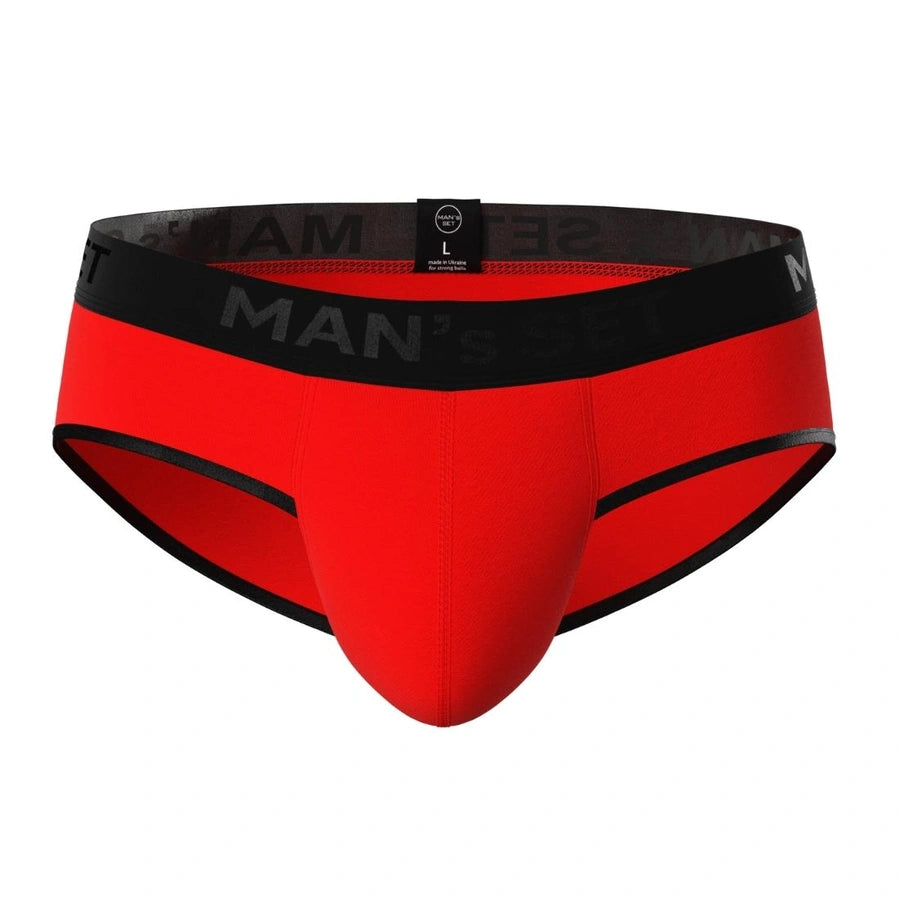 PowerStretch Brief Open Fly, Red