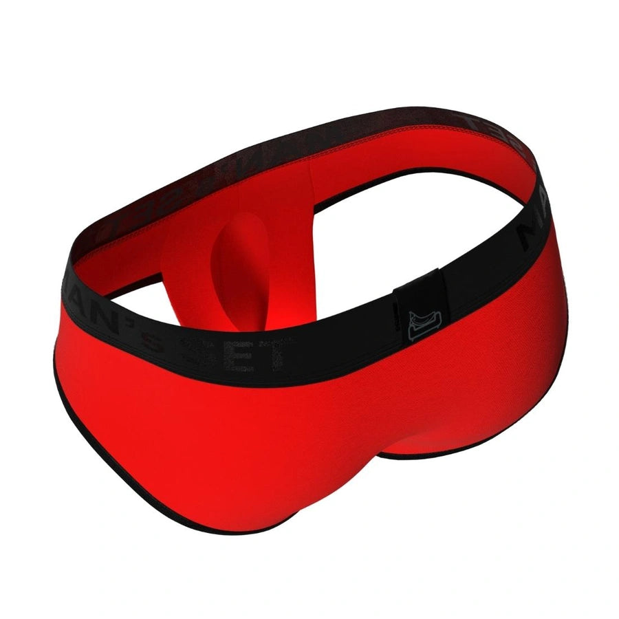 PowerStretch Brief Open Fly, Red