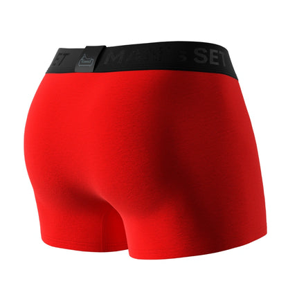 FlexFit Trunks  3.2" OpenFly, Red