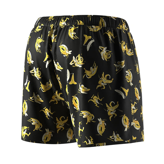 Loose Fit Boxer TENCEL™, 3.2"  – “Bananas After Dark 18+” (Black)