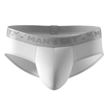 PowerStretch Brief Open Fly, Silver Series, White