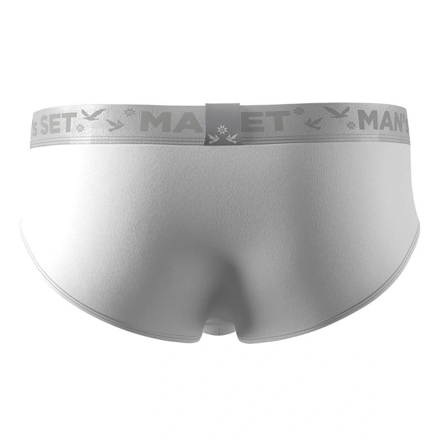 PowerStretch Brief Open Fly, Silver Series, White