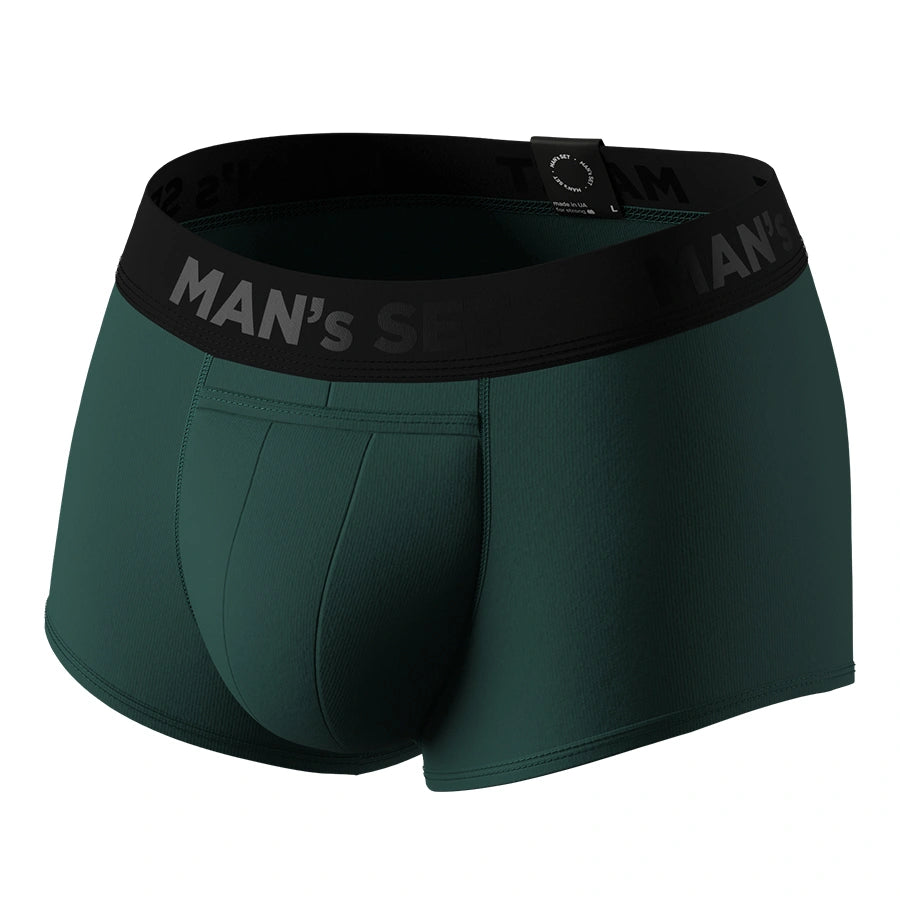 Sport Trunk, w/fly, Forest Green