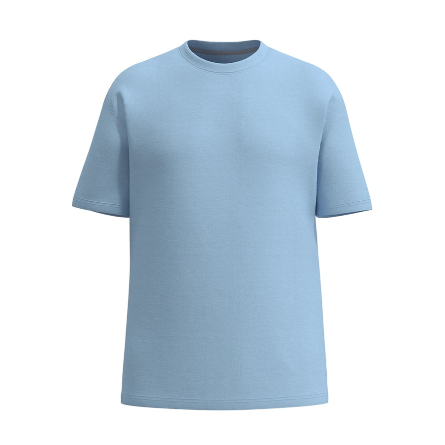 Premium Heavy Cotton Oversized T-Shirt, Bright Blue