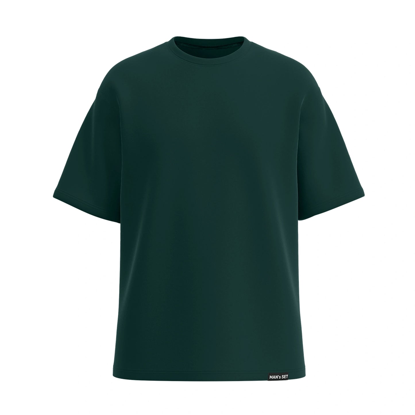 Soft Cotton Oversized T-Shirt, Forest Green