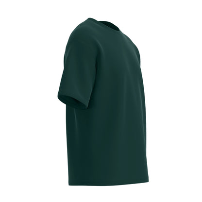 Soft Cotton Oversized T-Shirt, Forest Green