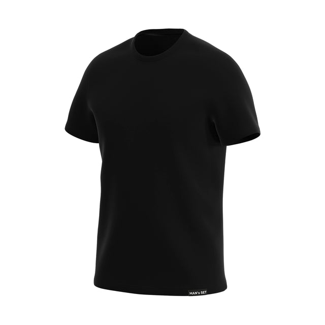 Super-soft Crew Neck T-Shirt, Black