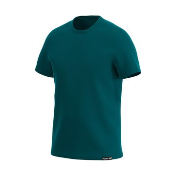 Camiseta de cuello redondo Super-soft Verde Bosque
