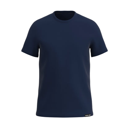 Super-soft Crew Neck T-Shirt, Navy