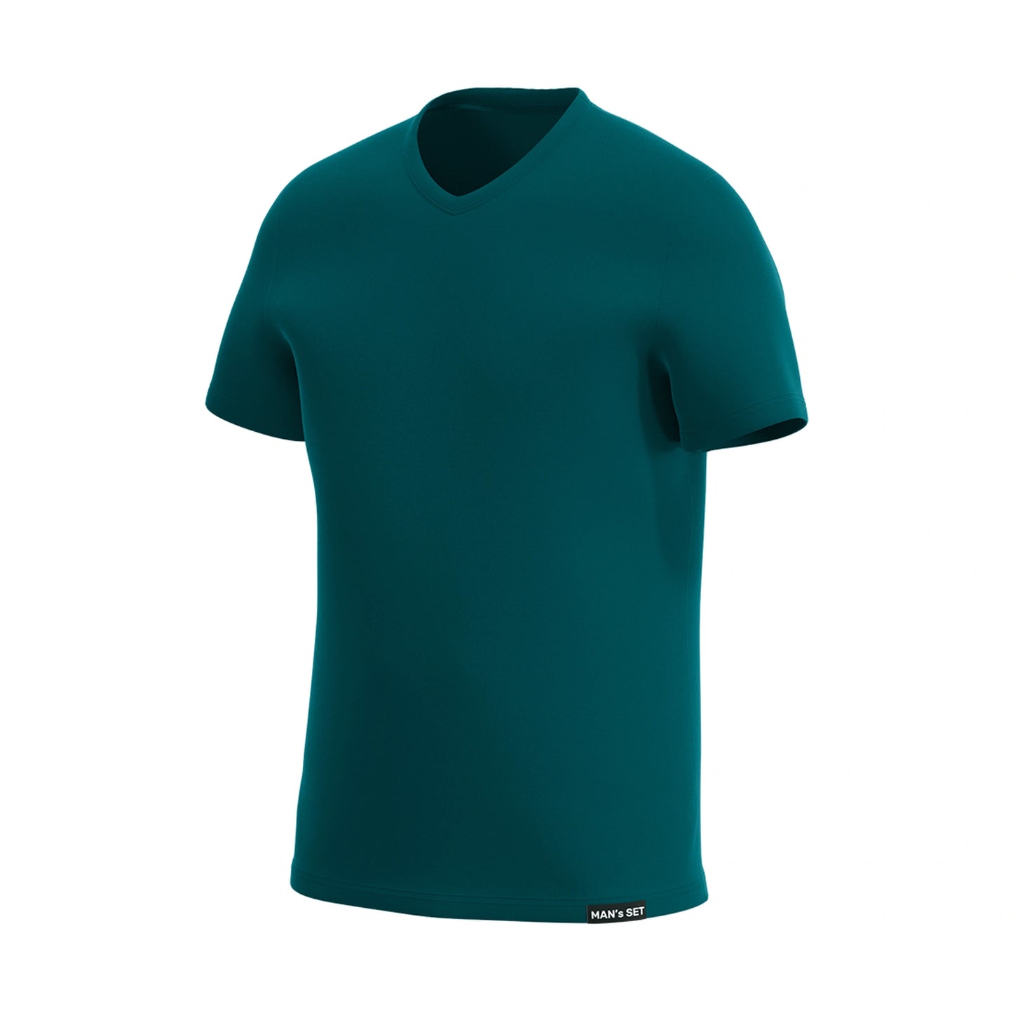 Super-soft V-Neck T-Shirt, Forest Green