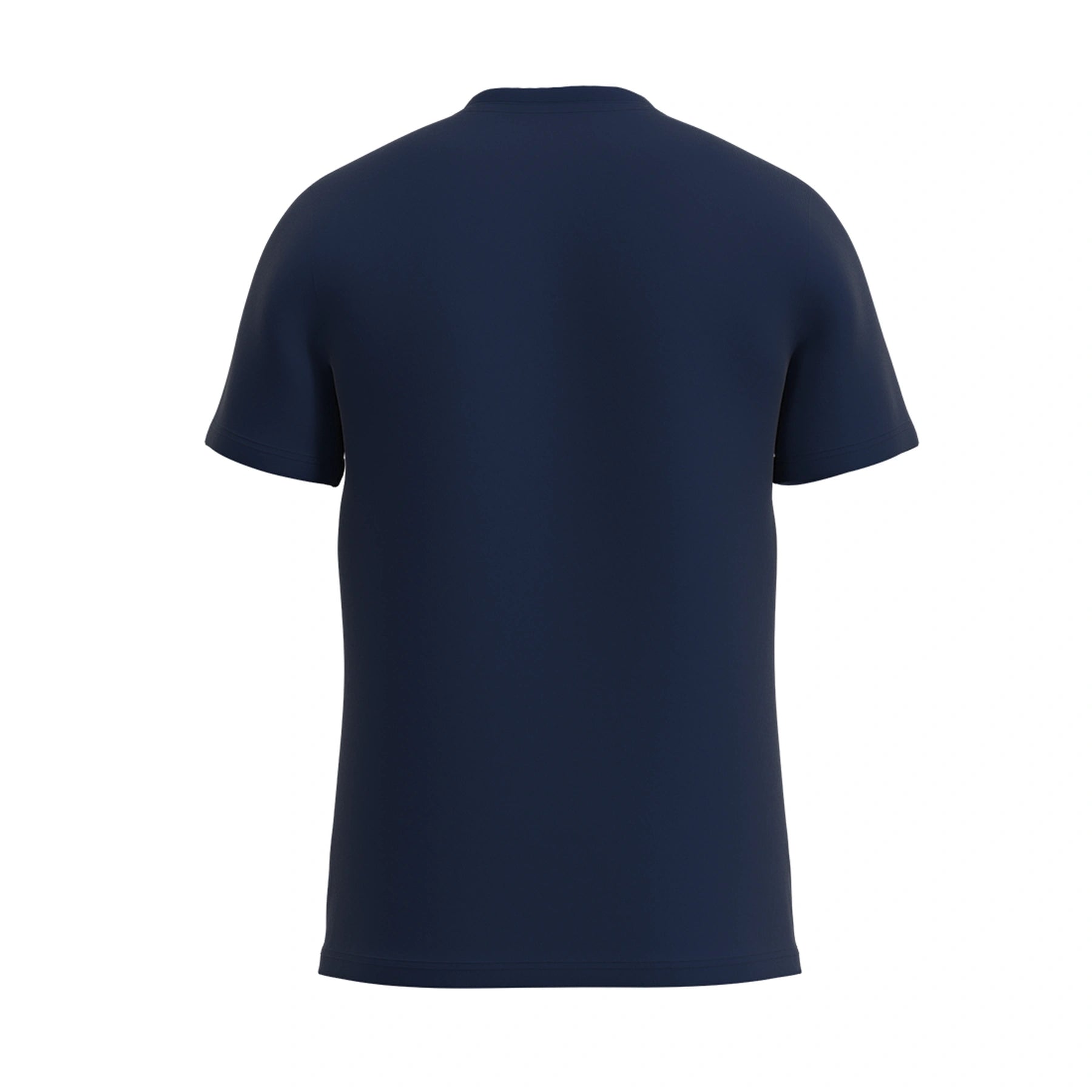Camiseta tipo V con tejido suave, Azul Marino