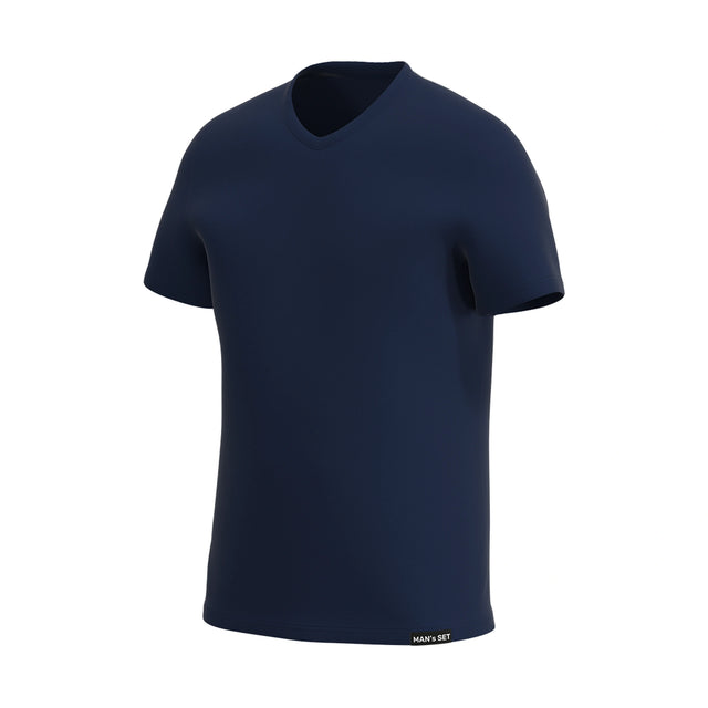 Super-soft V-Neck T-Shirt, Navy