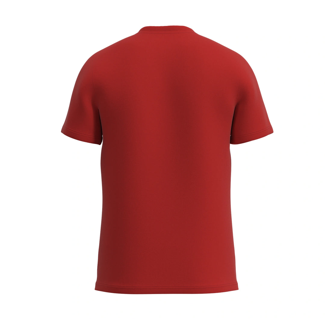 Camiseta supersuave con cuello en V, Roja