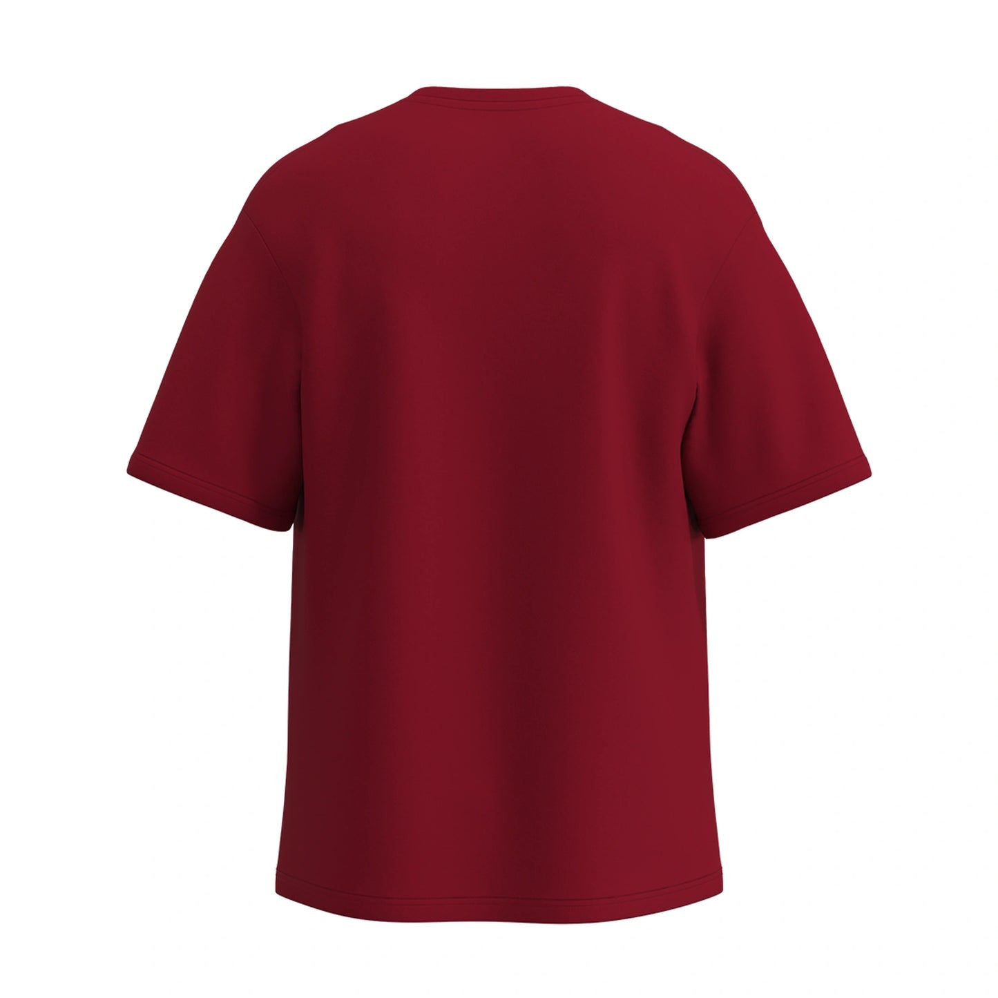 Soft Cotton Oversized T-Shirt, Burgundy