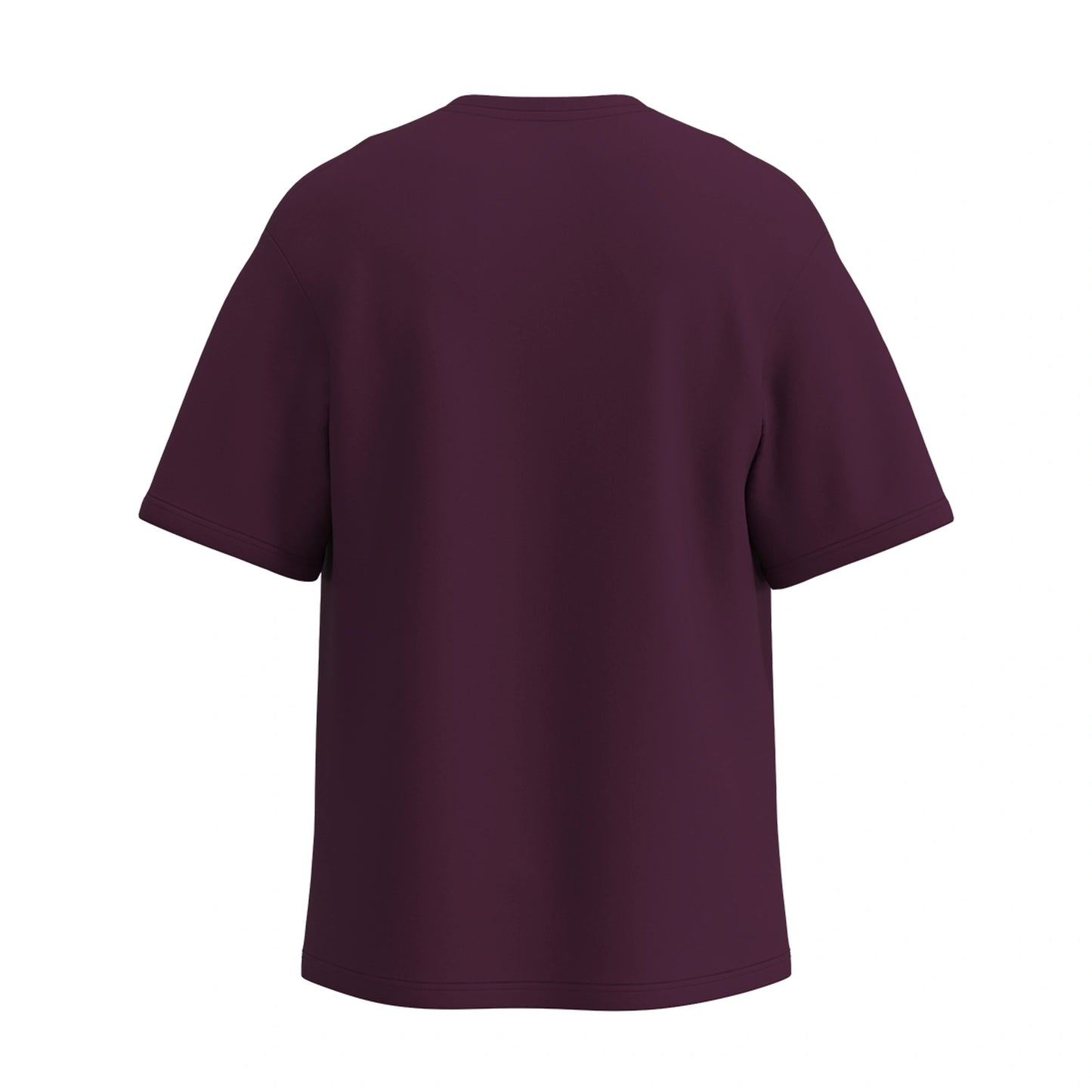 Soft Cotton Oversized T-Shirt, Plum