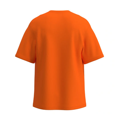 Soft Cotton Oversized T-Shirt, Orange