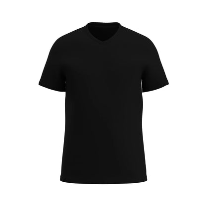 Kids Super-soft V-Neck T-Shirt, Black