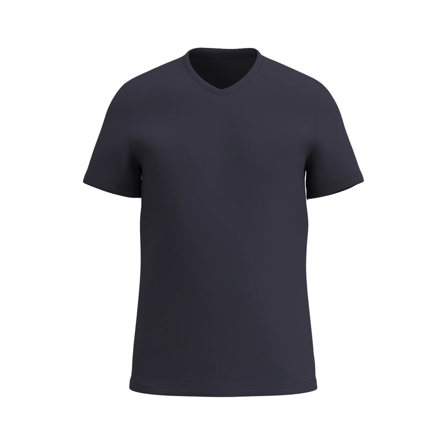 T-shirt à col en V Kids Super-Soft, graphite