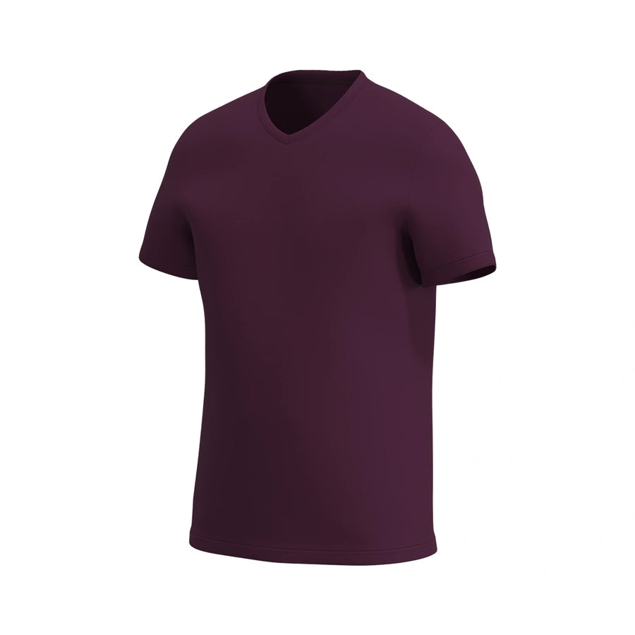 Kids Super-soft V-Neck T-Shirt, Plum