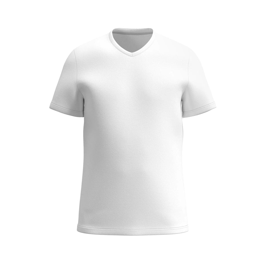 Kids Super-soft V-Neck T-Shirt, White