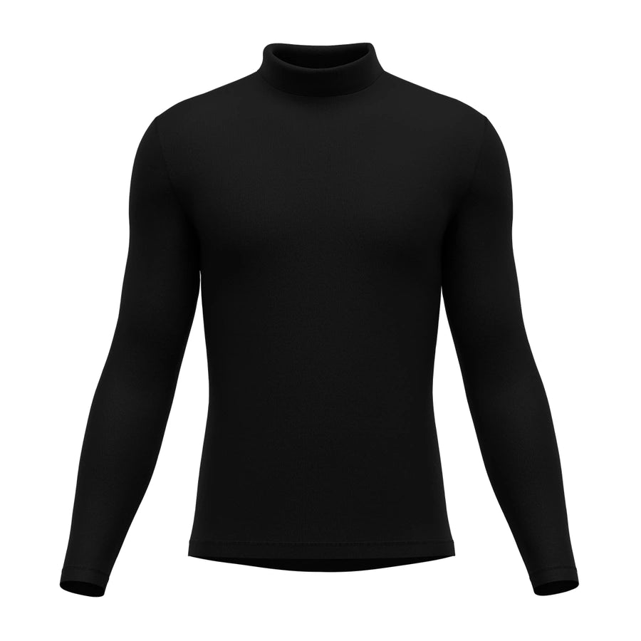 Thermal Long Sleeve Turtleneck Active, Black