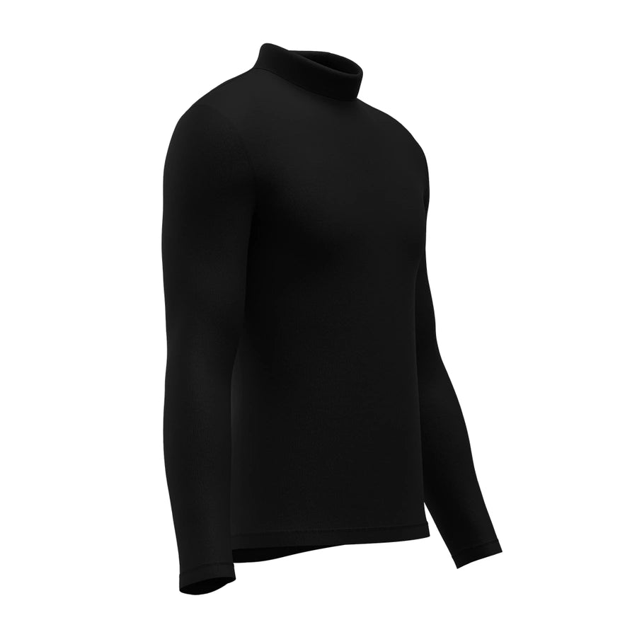 Thermal Long Sleeve Turtleneck Active, Black