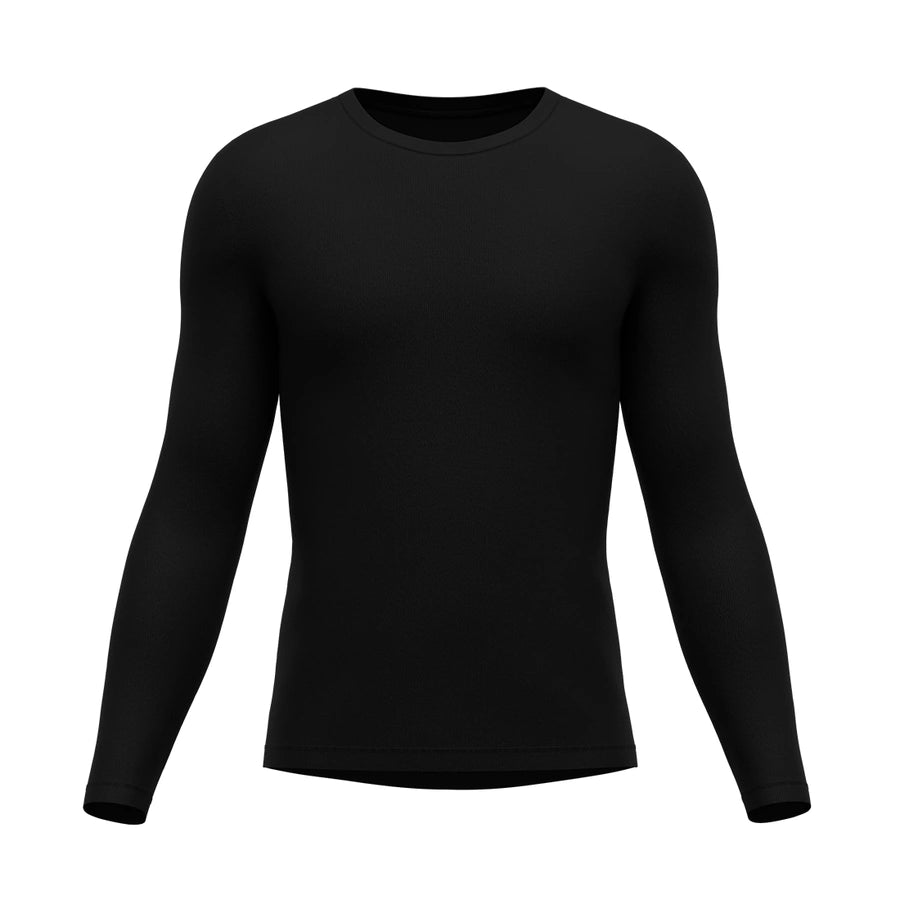 Bóxer ajustado Thermal Long Sleeve 165 g/m² Negro