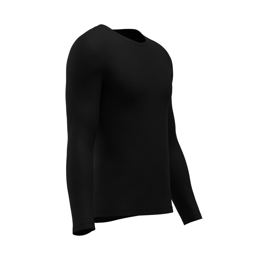 Bóxer ajustado Thermal Long Sleeve 165 g/m² Negro