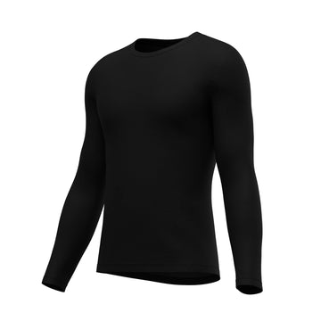 Bóxer ajustado Thermal Long Sleeve 165 g/m² Negro