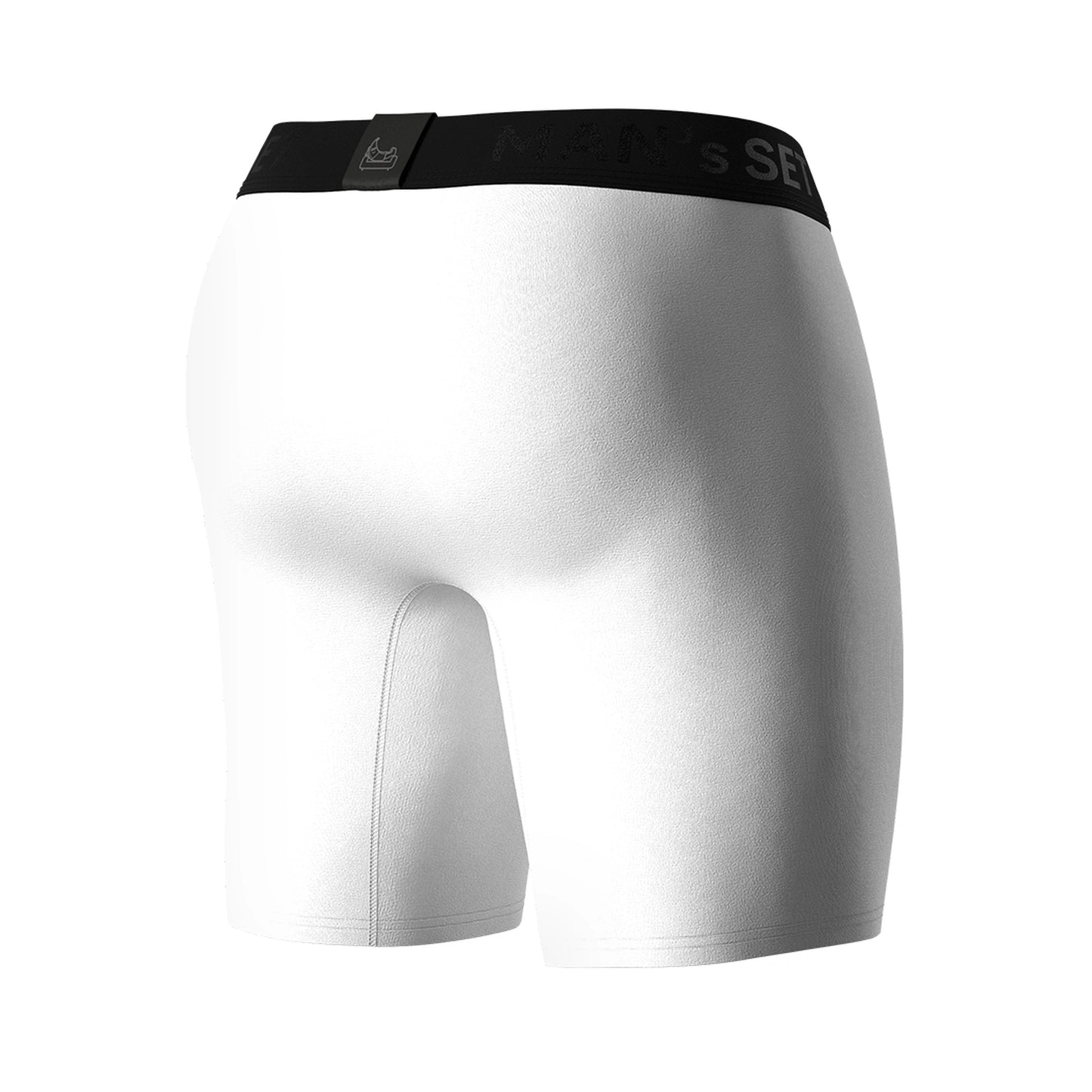 CoolCore Micromodal Boxer Briefs 6.7" OpenFly, White