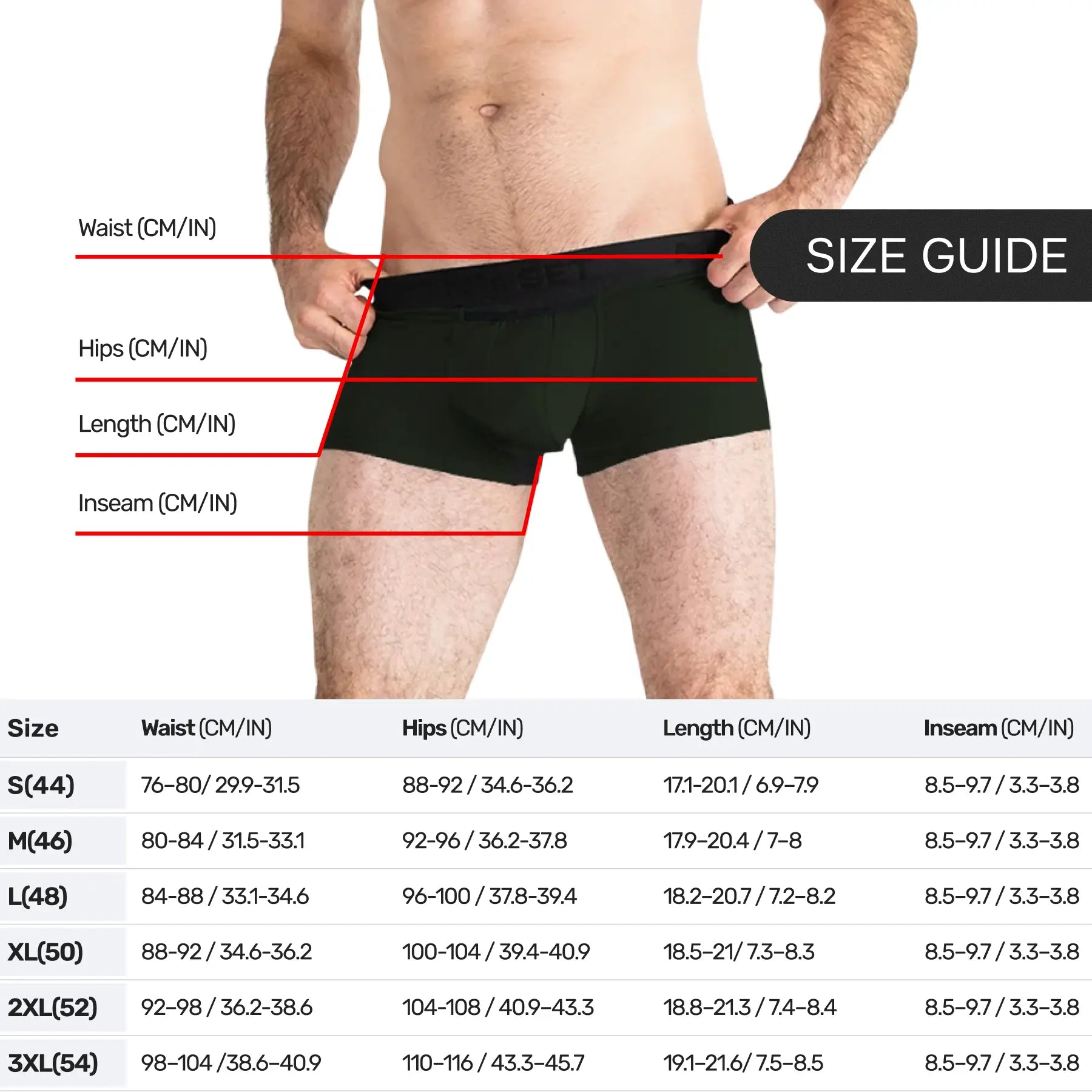 AirFlow Trunk 3.6" Open Fly, Forest Green