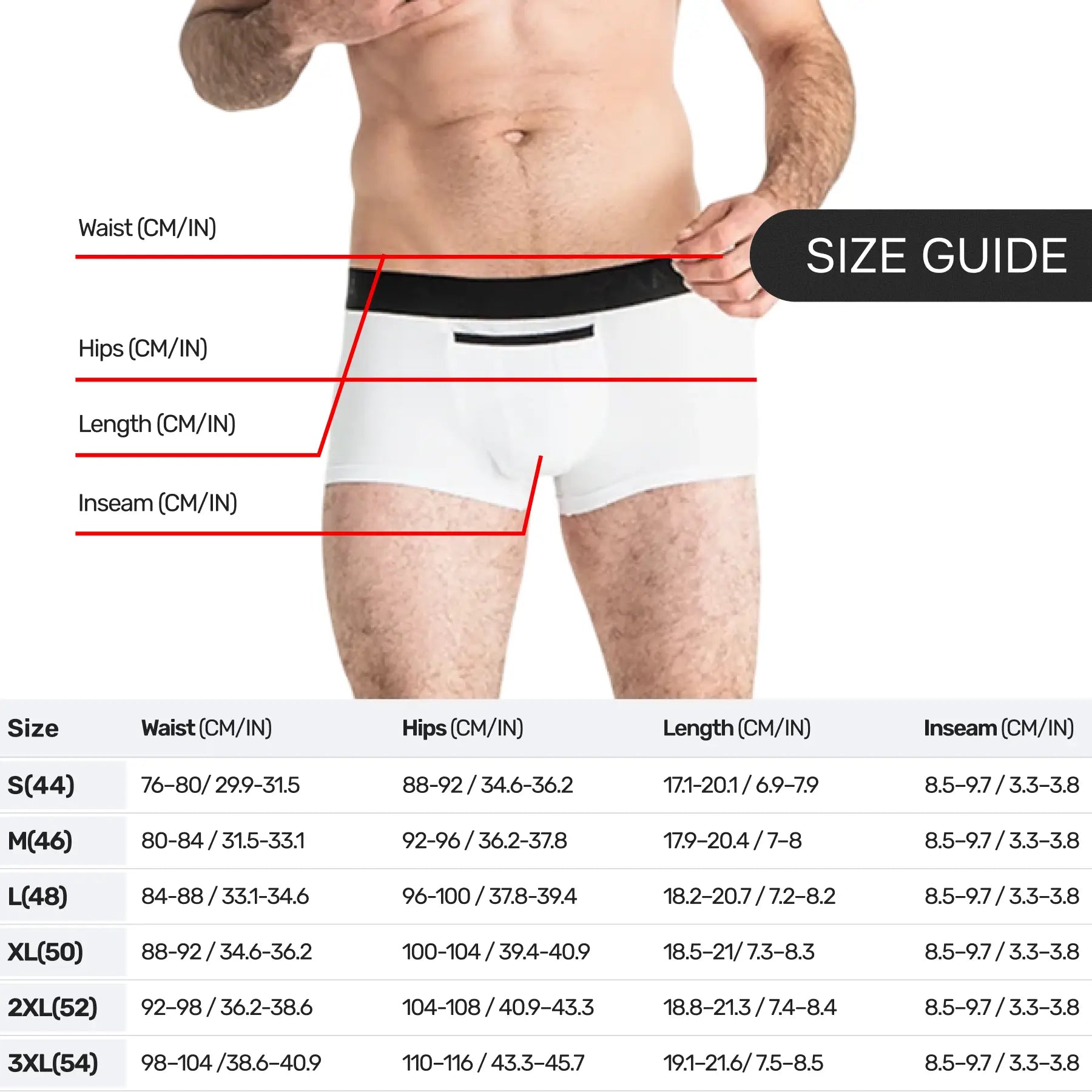 AirFlow Trunk 3.6" Open Fly, White