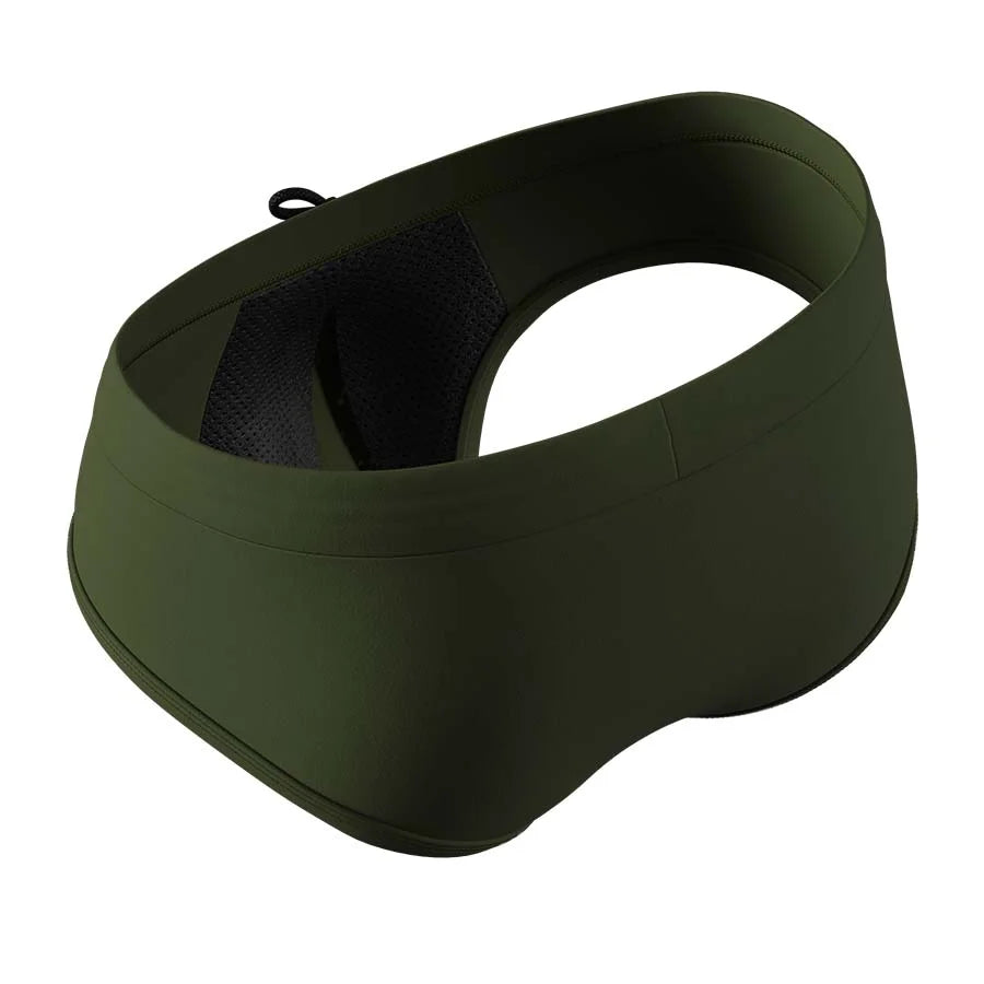 Men’s Swim Briefs Anatomic with support pouch in Khaki Interior View