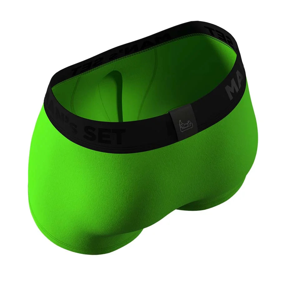 FlexFit Trunk 3.2″ Open Fly, Lime Green