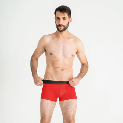 PowerStretch Trunks 3.9", Red