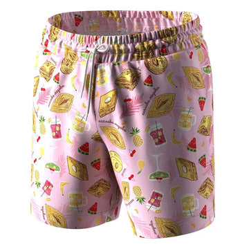 Men’s Swim Shorts Anatomic with quick-dry fabric in Honey Resort Front View