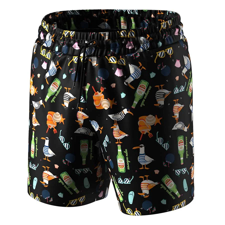 Men’s Swim Shorts Anatomic with quick-dry fabric in Beach Rebel Front View