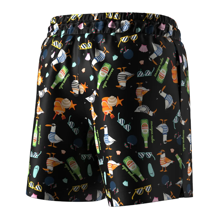 Men’s Swim Shorts Anatomic with quick-dry fabric in Beach Rebel Back View
