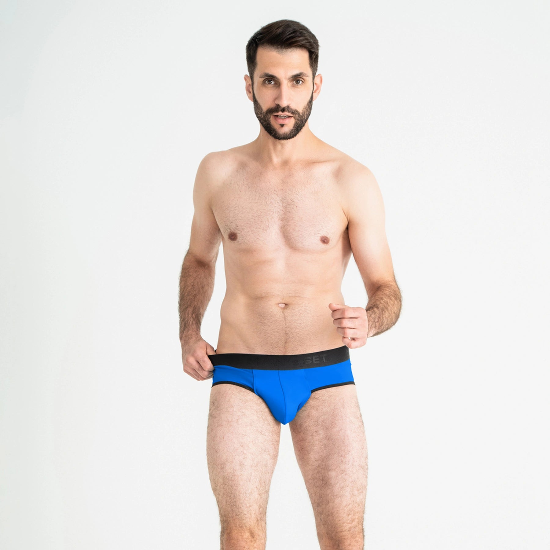 PowerStretch Brief Open Fly, Electric Blue