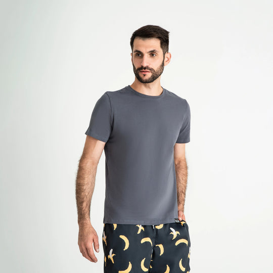 Super-soft Crew Neck T-Shirt, Graphite