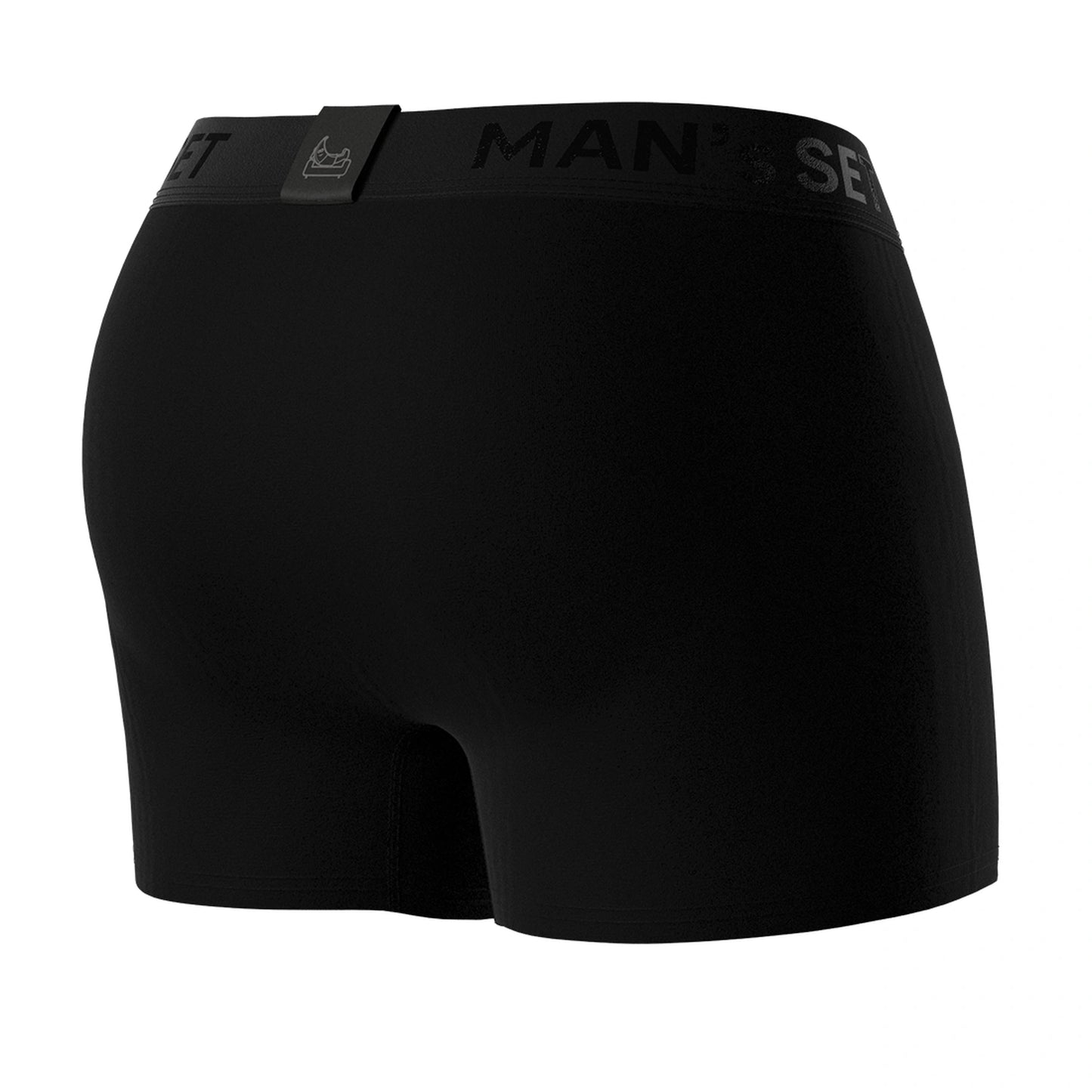 BreezeFlow Micromodal Trunks 4", Black