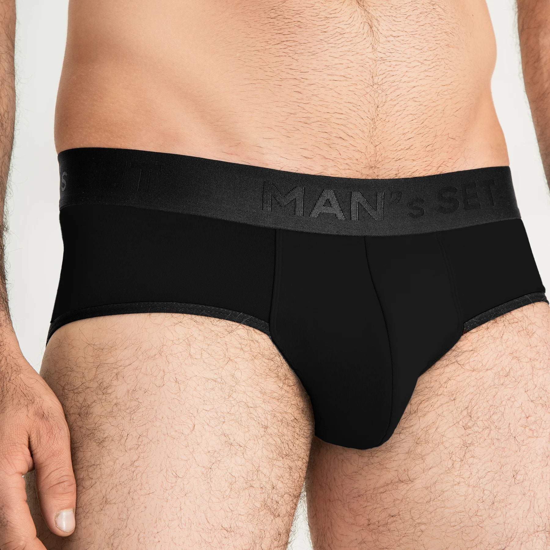 PowerStretch Brief Open Fly, Black