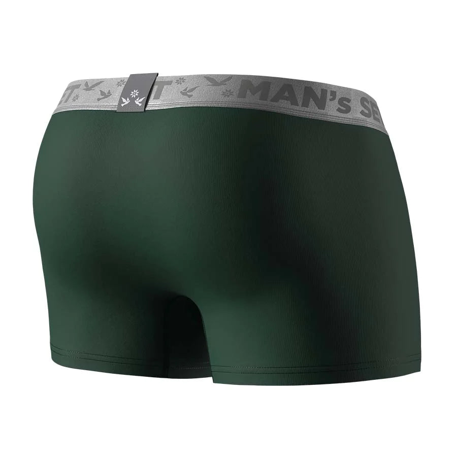 PowerStretch Trunk 3.9", Silver Series, Forest Green