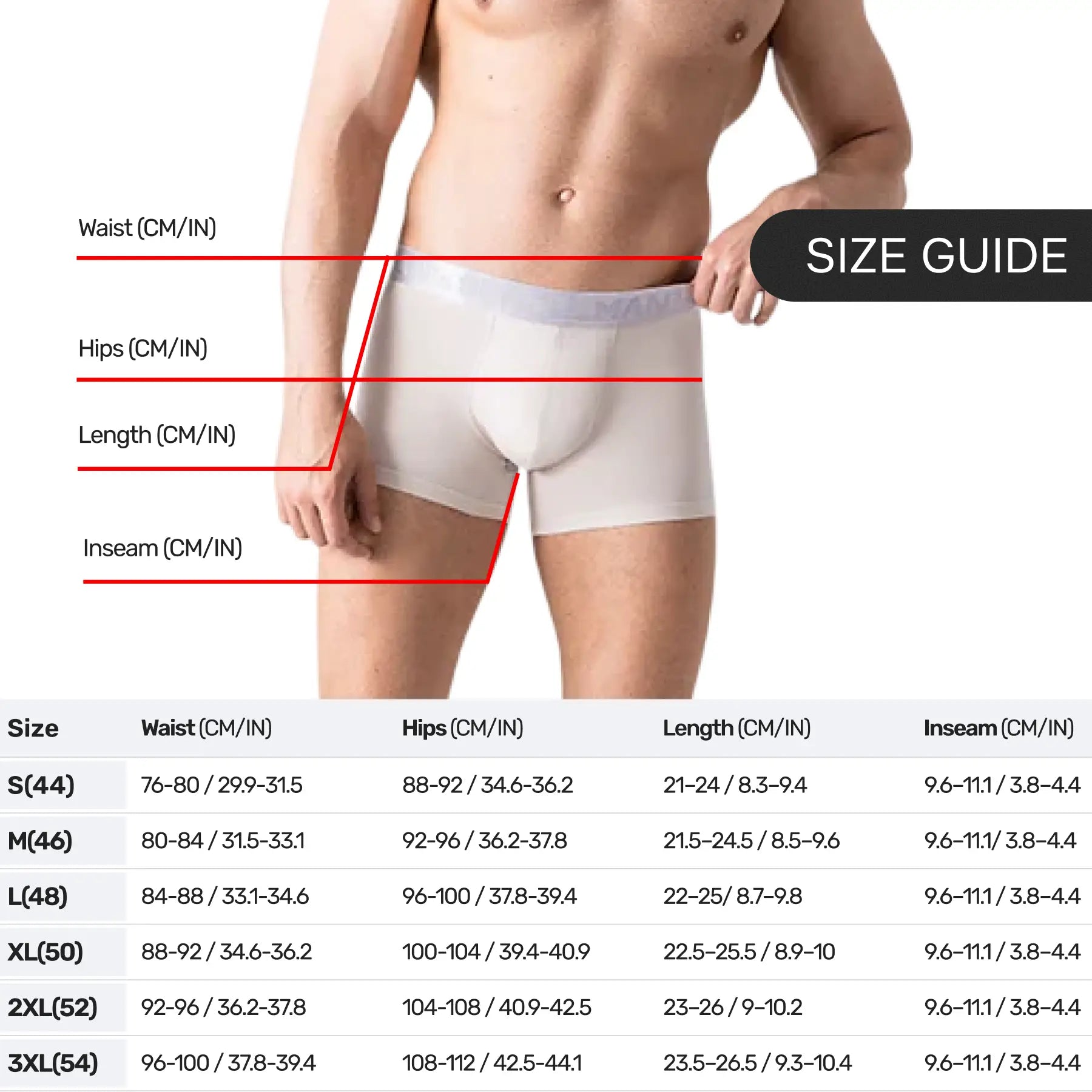 BreezeFlow Micromodal Trunk 4", Silver Series, Light Beige