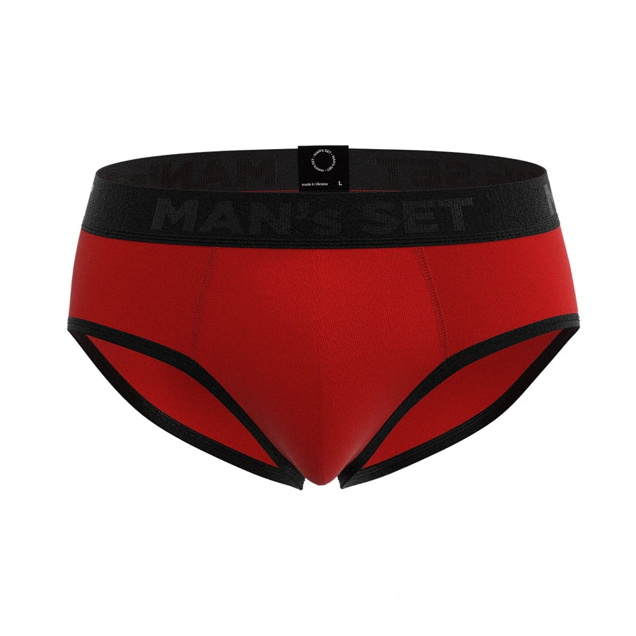 UltraSoft Kids Briefs 2.8", Red