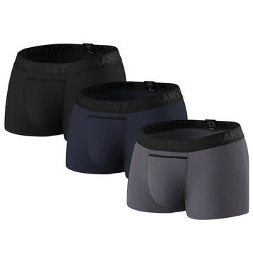 Men’s Trunks UltraSoft with Chafe Reduction in 3-Pack, Product Set View