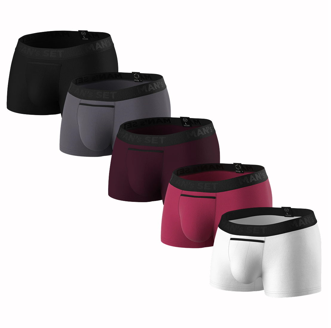 Men’s Trunks UltraSoft with All-Day Comfort in 5-Pack, Product Set View