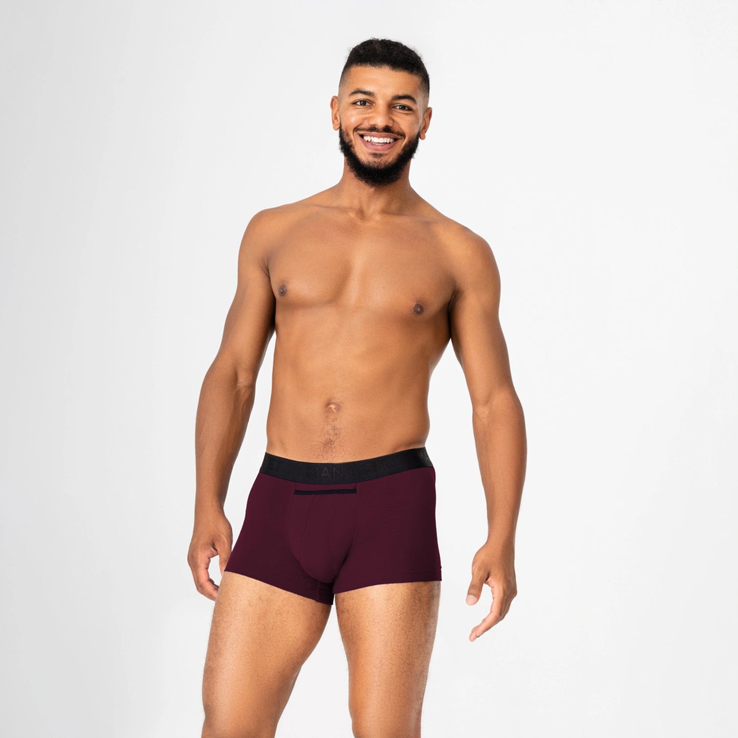 UltraSoft Trunks 3.6" OpenFly, Plum