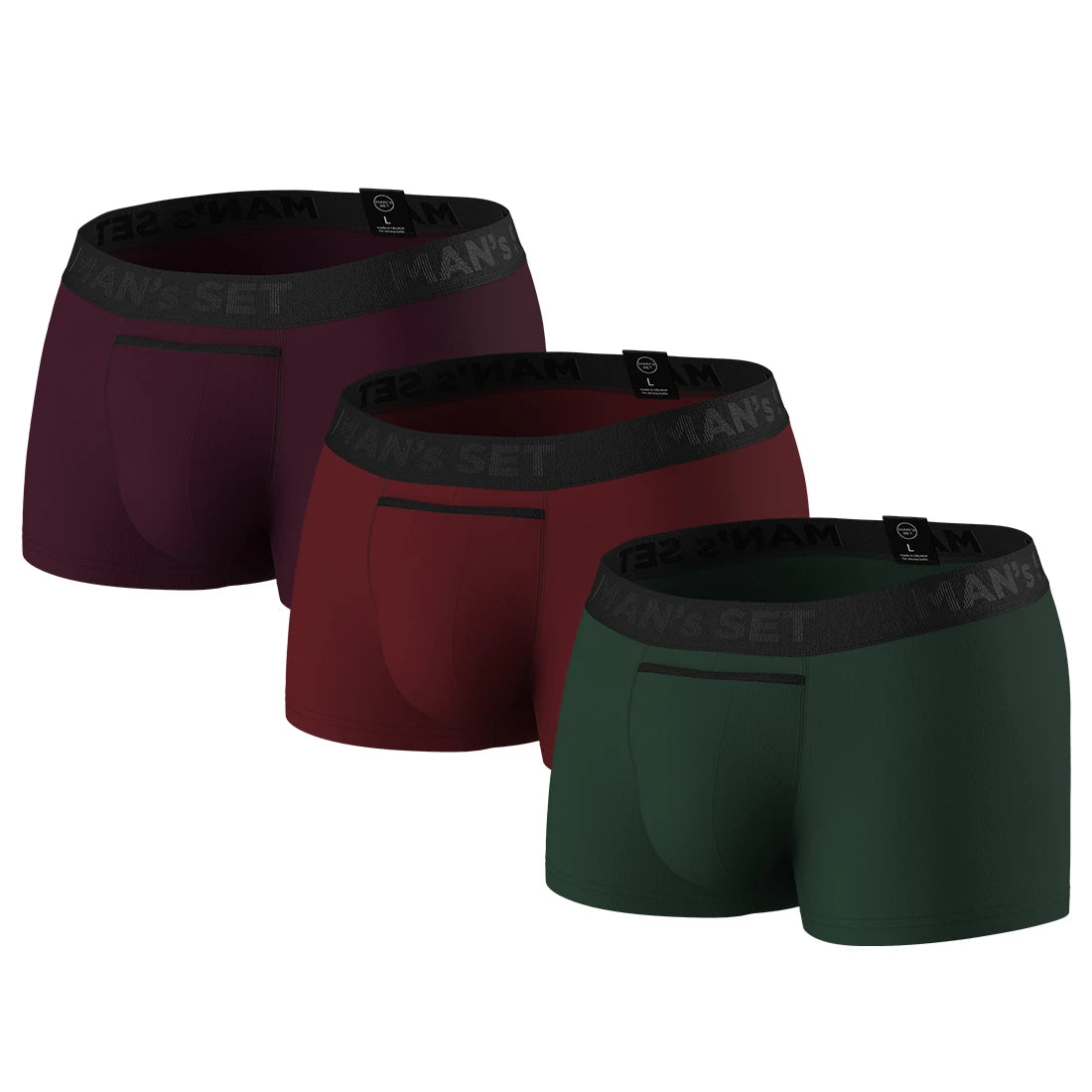 All-Day Comfort UltraSoft Trunks 3.6" 3-Pack